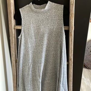 Gray collared dress